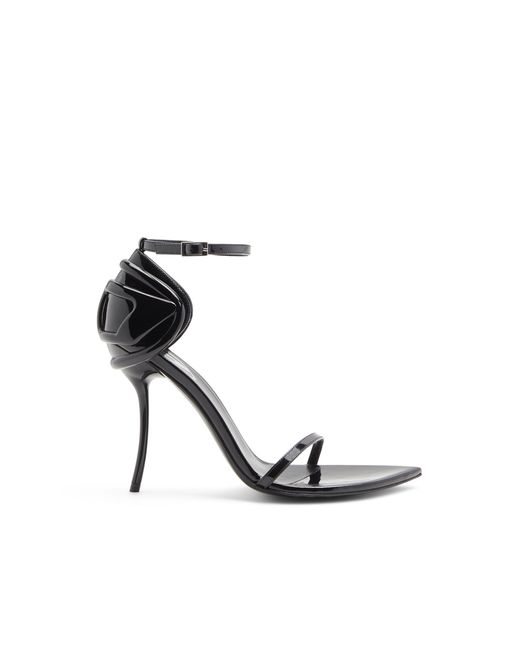 DIESEL White D-Ten & Half-Stiletto Sandals