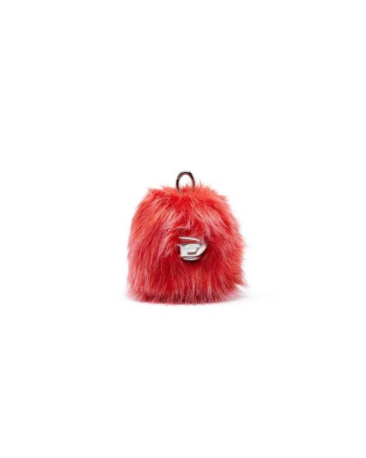 DIESEL Red Soft Touch Bag Charm