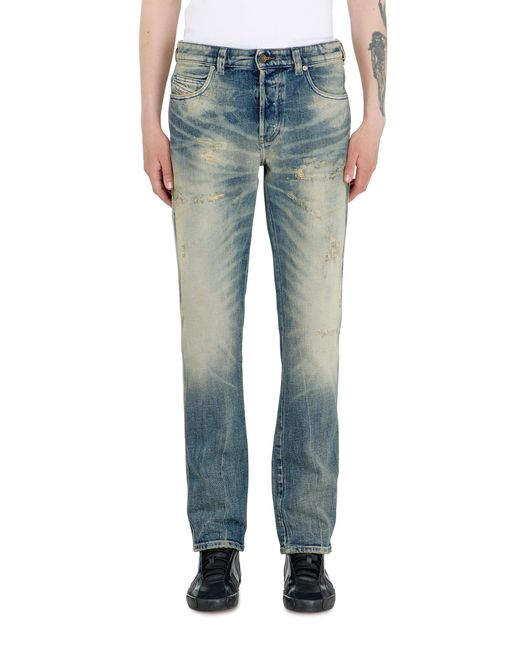 DIESEL Blue Slim Jeans Regular Waist 1993 D-Vyl, Button Fly for men