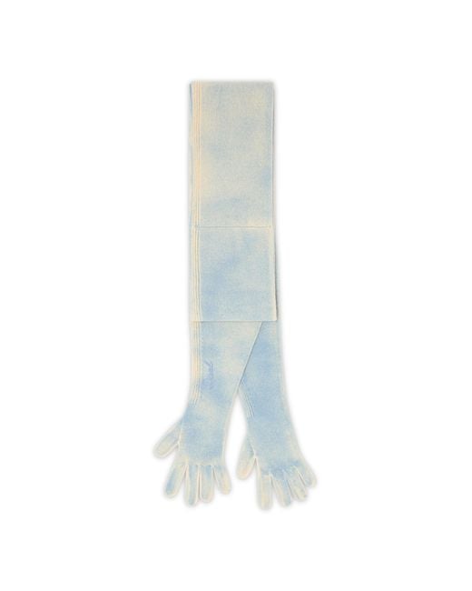 Guanto-Sciarpa Ibrido di DIESEL in Blue