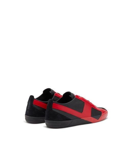 メンズ DIESEL S-slante-d Low スニーカー Red