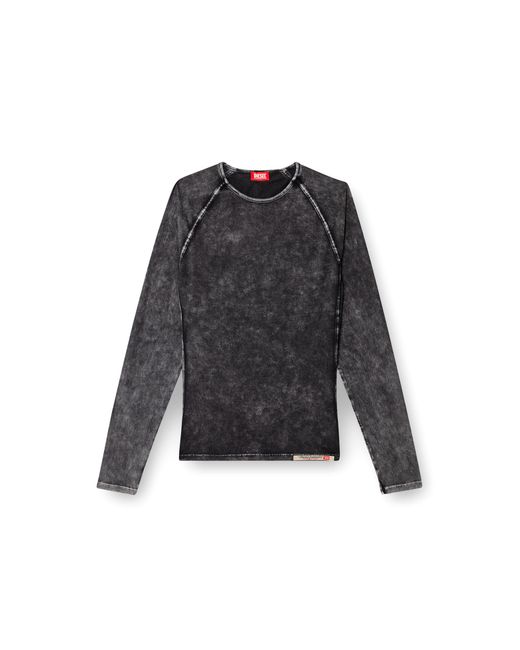 DIESEL メンズ ブラック 長袖Tシャツの通販はau PAY マーケット - 輸入