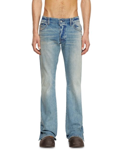 DIESEL Blue Bootcut Jeans for men