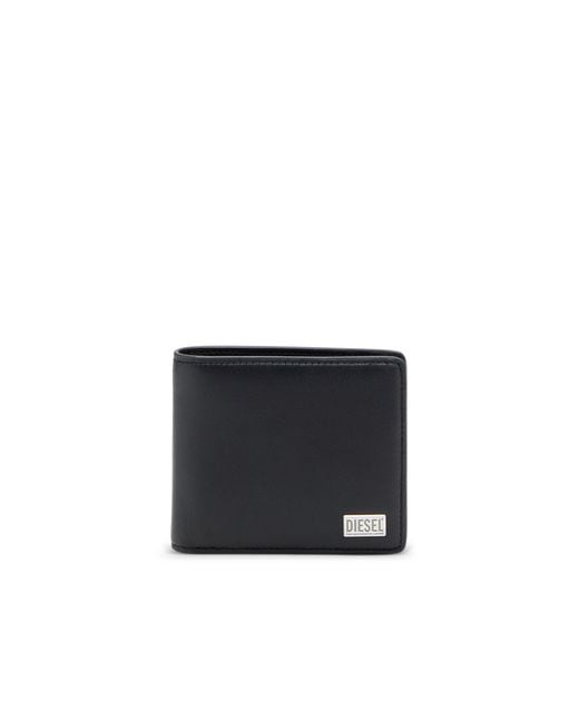 DIESEL Black Bi-Fold Wallet for men