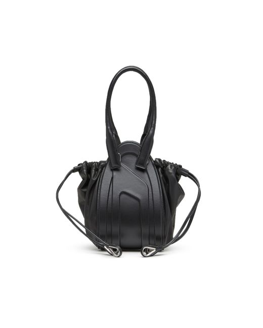DIESEL 1Dr-Fold Xs-Oval Logo Handbag in Black | Lyst Australia