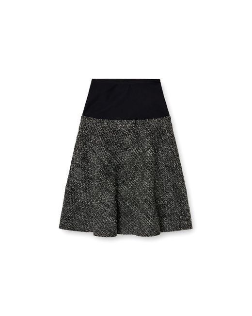 DIESEL Black Bouclé Skirt With Stretch Waist