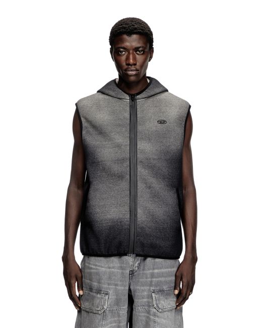 DIESEL Black Hooded Vest