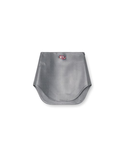 DIESEL Checked Mini Skirt With Oval D Blue