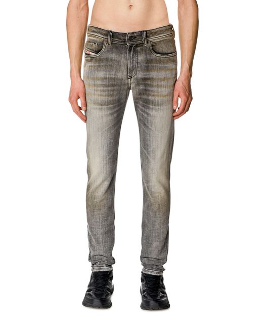 DIESEL Gray Skinny Jeans for men