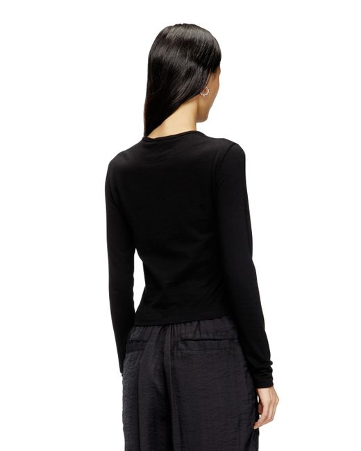 DIESEL 長袖Tシャツ Black