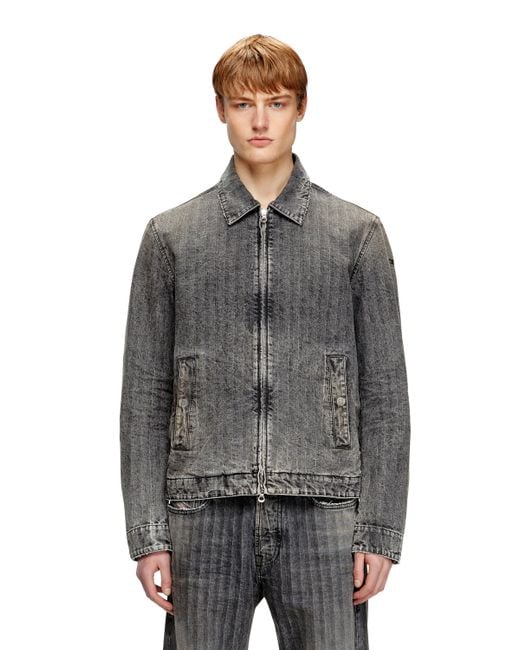 メンズ DIESEL Blouson Jacket Gray