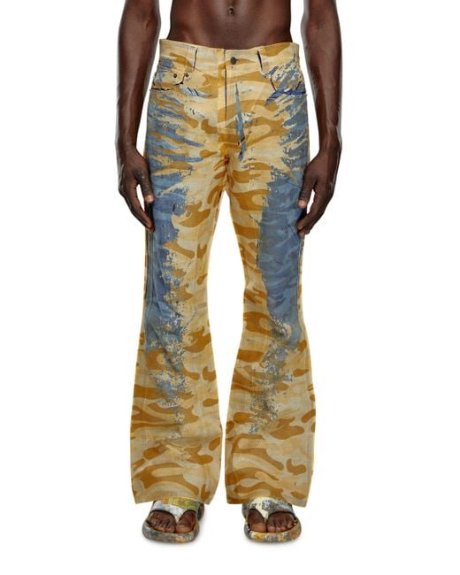 DIESEL Multicolor Camo Pants With Peel-off Muslin for men
