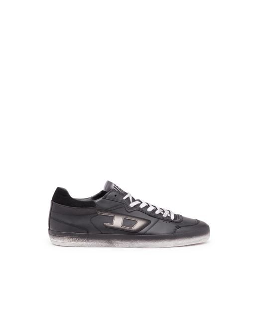 DIESEL Multicolor S-leroji Low-leather Sneakers With Bleeding Effect for men