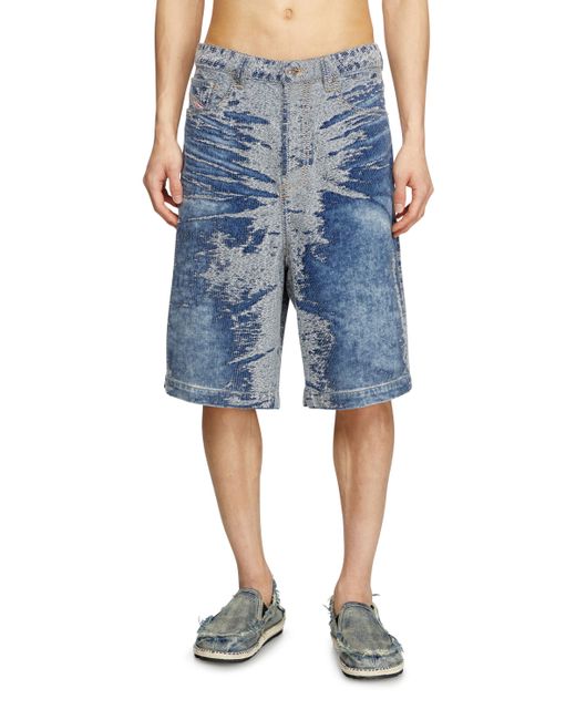 メンズ DIESEL Shorts Blue