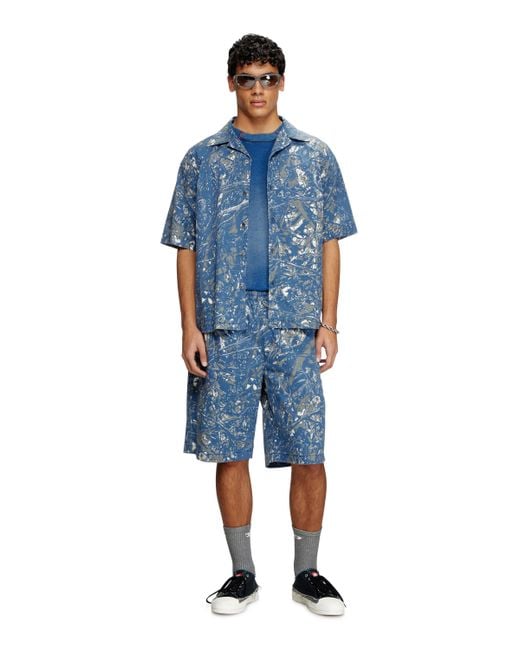 メンズ DIESEL ハーフパンツ Blue