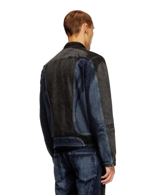 メンズ DIESEL Biker-Style Jacket Black