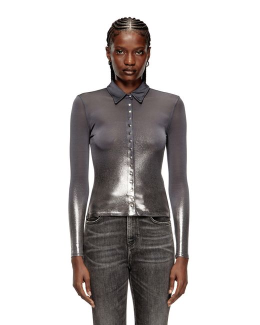 DIESEL 長袖シャツ Gray