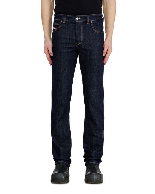 DIESEL Blue Slim Jeans Regular Waist 1993 D-Vyl, Dark, Button Fly for men