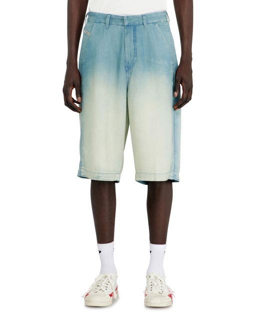 DIESEL Blue Shorts for men