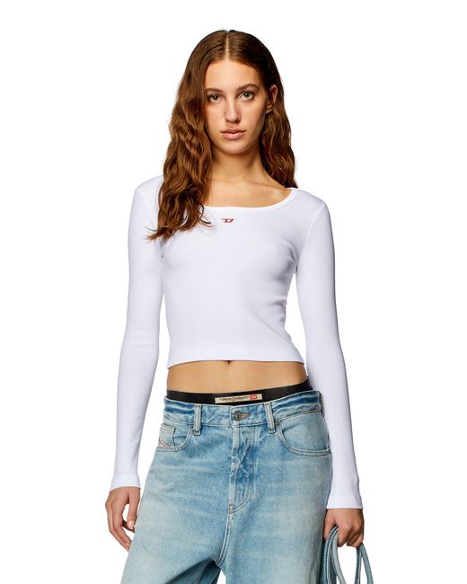 DIESEL Tシャツ 長袖 White