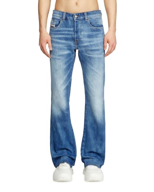 DIESEL Blue Bootcut Jeans Regular Waist 1998 D-Buck, Medium, Button Fly for men