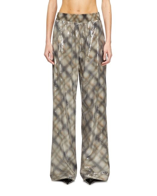 DIESEL Multicolor Sequined Pants