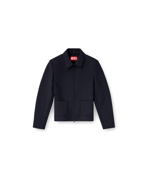 DIESEL Blue Collared Jacket