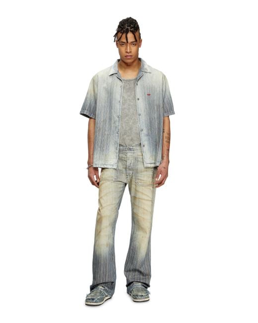 メンズ DIESEL ブーツカット Jeans Green