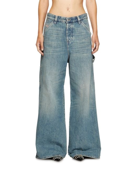 DIESEL Blue Relaxed Jeans