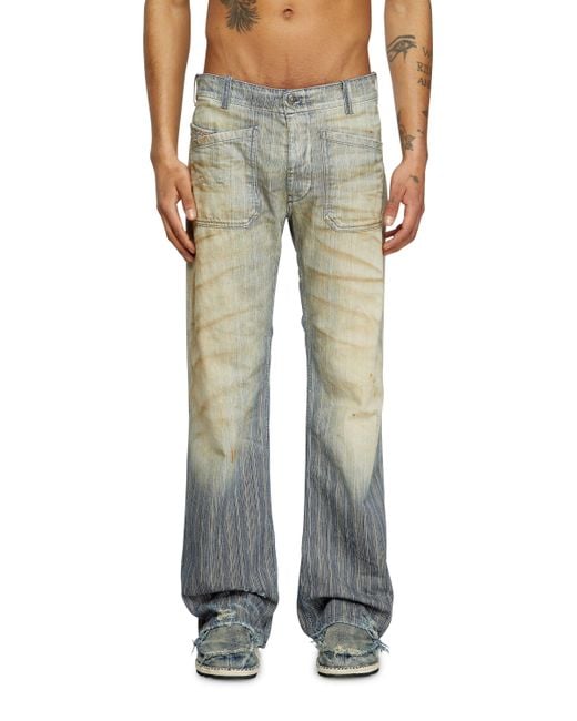 メンズ DIESEL ブーツカット Jeans Green
