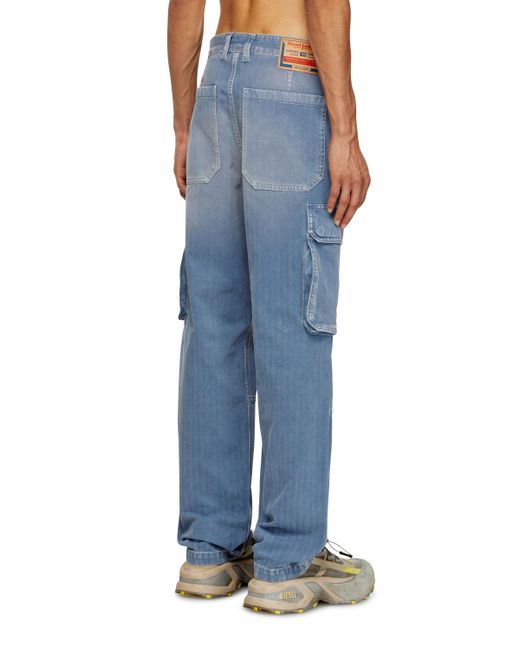 メンズ DIESEL レギュラー Jeans Blue