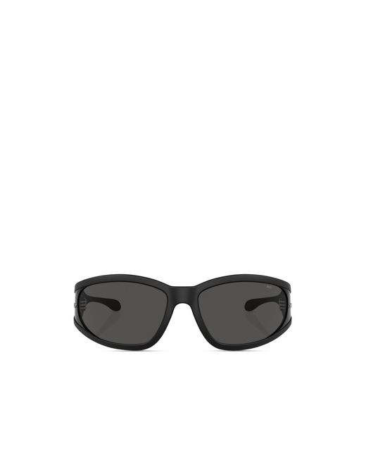 DIESEL Black Rectangular Sunglasses