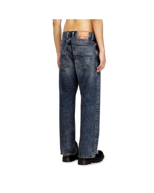 DIESEL Blue Relaxed Jeans for men