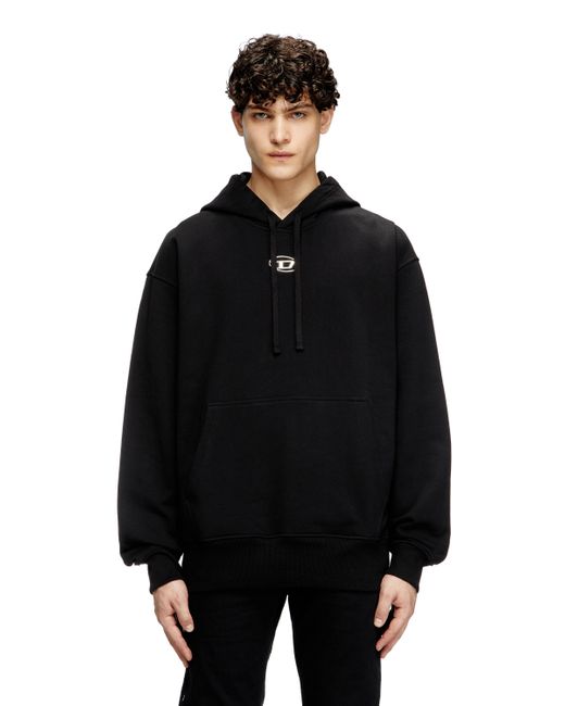 メンズ DIESEL スウェットパーカーオーバルD ブラック | Lyst