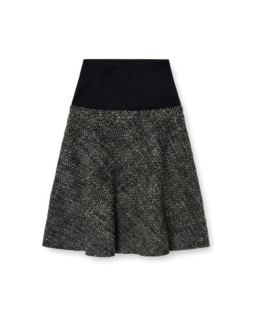 DIESEL Black Bouclé Skirt With Stretch Waist