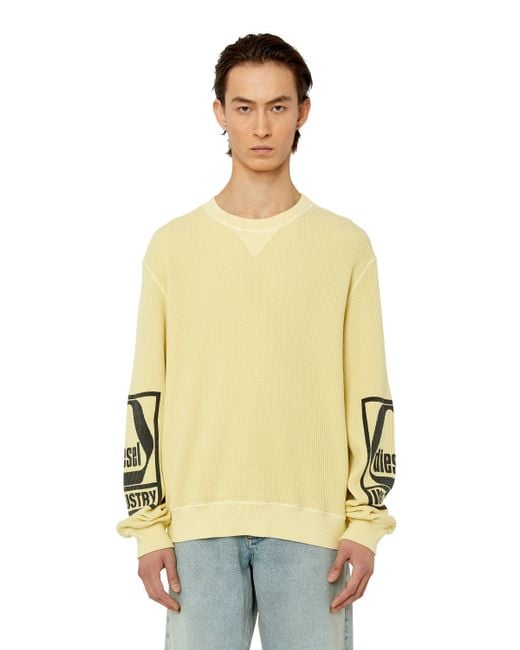 DIESEL Sweaters in Yellow for Men | Lyst