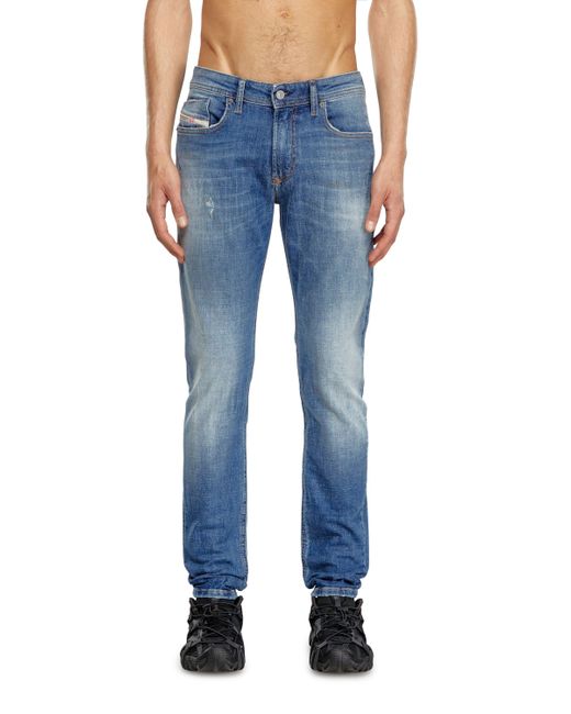 DIESEL Blue Skinny Jeans for men