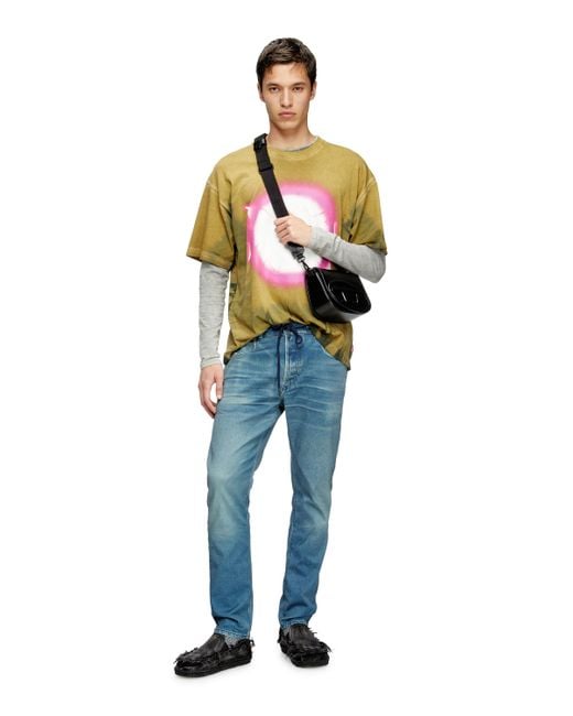 メンズ DIESEL レギュラー 2032 D-Krooley Joggjeans Blue
