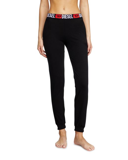 DIESEL Black Denim Division Sweatpants