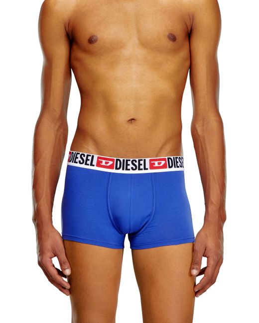 DIESEL Red Five-pack Of Mix-colour Boxer Briefs for men