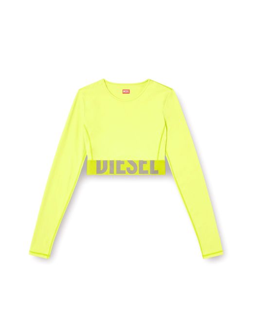 DIESEL 長袖Tシャツ Yellow