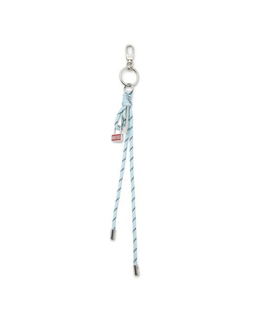 DIESEL Blue Metal And Rope Charm With Pendant
