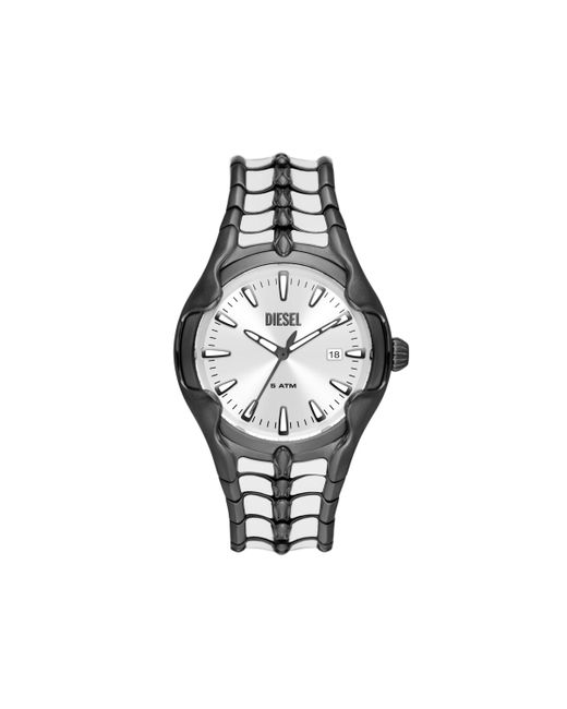 DIESEL Black Limited Edition Vert Three-Hand Date Watch for men