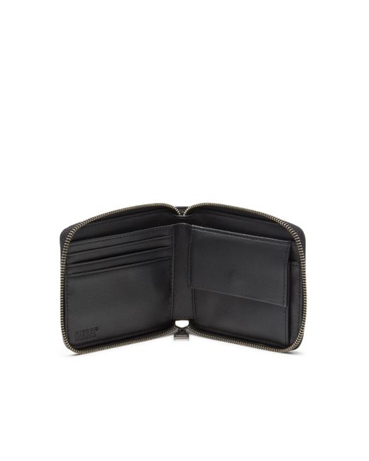 メンズ DIESEL 二つ折りウォレット Black