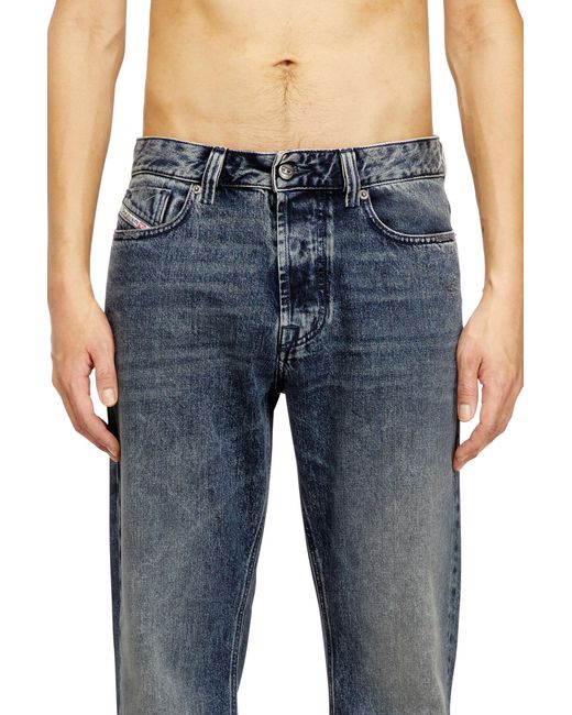 DIESEL Blue Relaxed Jeans for men