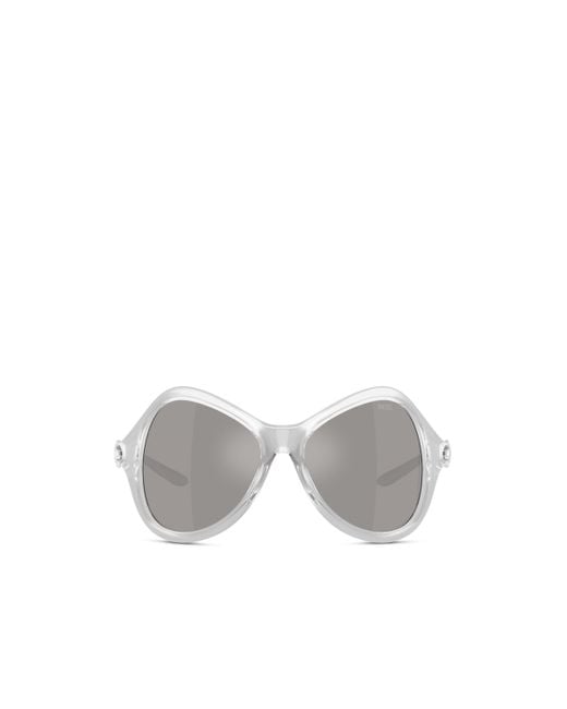 Occhiali Da Sole Stile Cat-Eye di DIESEL in Gray