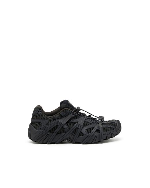 S-Prototype Cr-Sneaker in rete e PU con doppi lacci di DIESEL in Black da Uomo