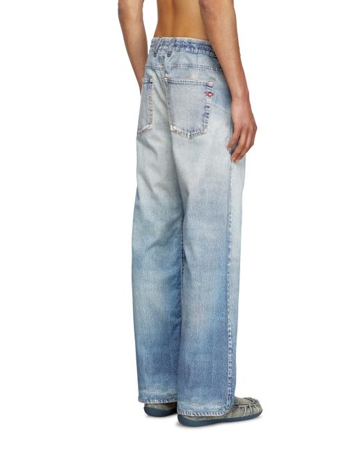 DIESEL Blue Relaxed 2080 D-reel Joggjeans for men