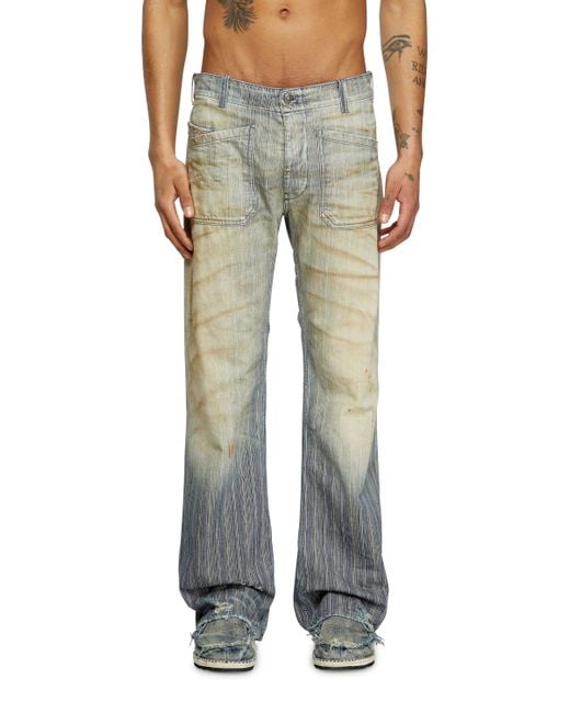 メンズ DIESEL ブーツカット Jeans Green