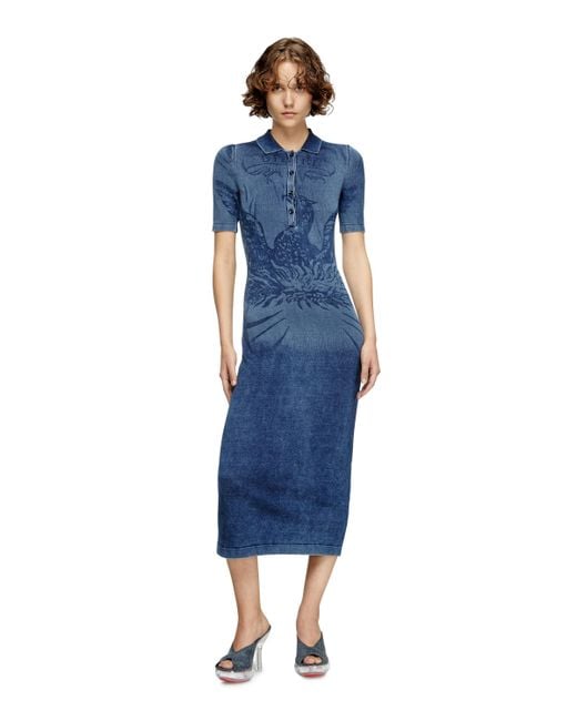 Abito Polo di DIESEL in Blue
